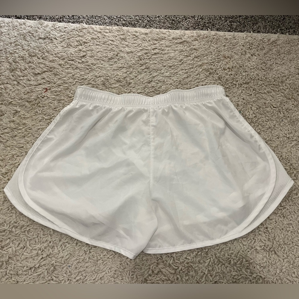 Nike Women's White Athletic Shorts - Picture 3 of 5